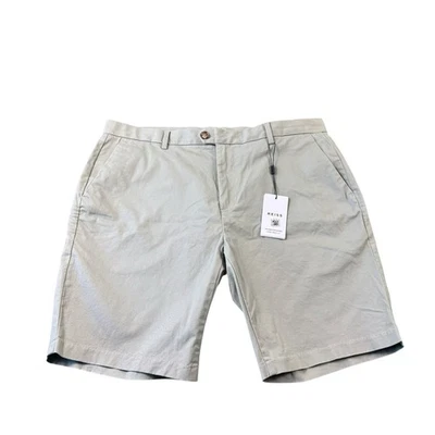 Reiss серый хлопок мужской плоский передний Chino короткий размер 36 новый с Ярлыками - Изображение 1 из 4