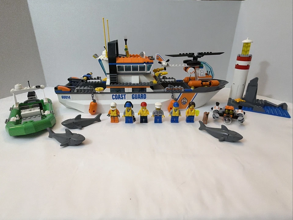 LEGO City Coast Guard Set #60014 Patrulla Costera - 100% Completo Sin Manuales Foto 1 de 4