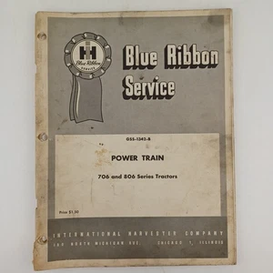 IH Blue Ribbon Service Manual GSS-1342-B Power Train 706/806 Series 1964 - Picture 1 of 14