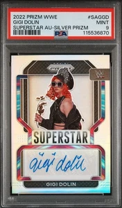 2022 PANINI PRIZM WWE SUPERSTAR AUTOGRAPHS #SAGGD GIGI DOLIN SILVER PRIZM PSA 9 - Picture 1 of 3