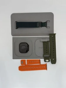 Apple Watch Ultra 2 (GPS Cellular) Titanium 49mm Ocean Band - Black - MX4P3LW/A - Zdjęcie 1 z 7
