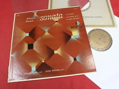 Franck / Fauré  VIOLIN SONATAS  -  Joseph Fuchs - LP Decca DL 9716 USA near mint - Bild 1 von 3