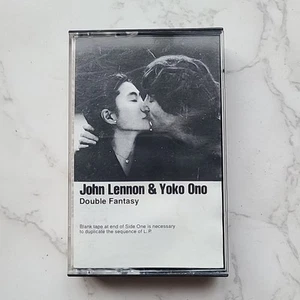 John Lennon & Yoko Ono Double Fantasy Cassette Tape 1980 Geffen GOOD condition - Picture 1 of 7