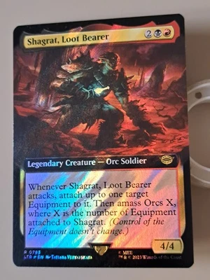 Shagrat, Loot Bearer (Showcase Surge Foil) - MTG LTRH Rare Excellent (EX) - Imagen 1 de 3