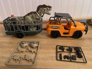 NUEVO TYRANNOSAURUS REX DINOSAURIO VALLE JUEGO DINOSAURIO VEHÍCULO TRANSPORTADOR DINO - Imagen 1 de 10