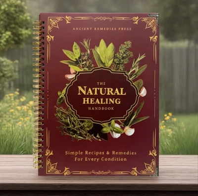 The Natural Healing Handbook, Spiral-Bound Guide for Herbal Remedies and Natural - image 1 of 4