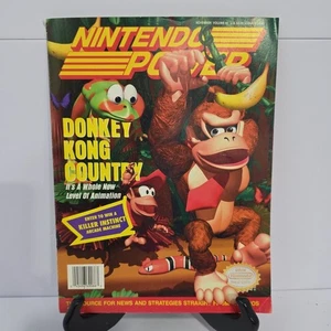 Nintendo Power #66 - 1994 Donkey Kong Country with Poster FF3 Earthworm Jim - Picture 1 of 8