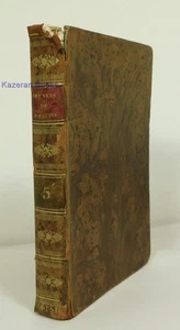 Antique Leather Book Oeuvres De Jean Racine French Text 1823 Volume 5 Letters &c - Bild 1 von 14