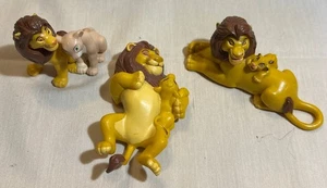 Vintage Disney Lion King 1990’s PVC Figures Mufasa Simba Nala Set of 3 Used VGC - Picture 1 of 10