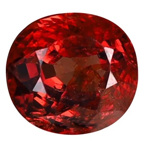0.66 ct  Terrific Oval Cut (5 x 5 mm) Brownish Orange Spinel Natural Gemstone - Picture 1 of 1