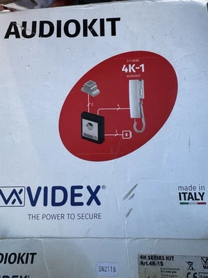 VIDEX 4K SERIES KIT Art.4K-1S Brand NEW DOOR ENTRY SYSTEM INTERCOM - Image 1 of 3
