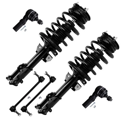 Front Struts Sway Bars Tie Rods Fits 2005 2006 2007 2008 2009 2010 Ford Mustang - Image 1 of 4
