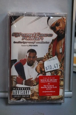 Ghostface Killah Bulletproof Wallets Cassette feat Raekwon Sealed w/hype sticker - Image 1 of 3
