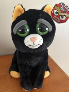 Feisty Pets Katy Cobweb Black Cat Stuffed Attitude Sweet To Scary NEW w/Tags - Picture 1 of 5