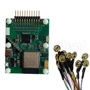ADS1299 8 CH EEG modulo di acquisizione WiFi + sensore onde cerebrali USB EEG/BCI + elettrodo - Foto 1 di 14