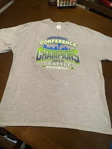 2013 Seattle Seahawks Conference Champion T Shirt Size XL - Picture 1 of 3