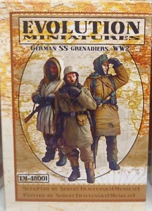 MODELLISMO- German SS Grenadiers WWII - EVOLUTION 1/48 scale - Foto 1 di 1