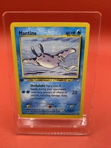 Pokémon card TCG Mantine Neo Genesis 64/111 Regular 1st Edition Common NM - Picture 1 of 2
