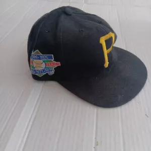 PITTSBURGH PIRATES VINTAGE SNAPBACK HAT ANNCO RARE 80S 90S WORLD SERIES PATCHES - Bild 1 von 16