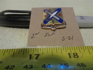 2nd Infantry S-21 Unit Crest, DI, DUI (DRAW#222) - Picture 1 of 1