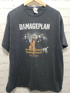 T-shirt Tennessee River Damage Plan Dimebag Darrell Memory Of nera XL, c17 - Foto 1 di 8