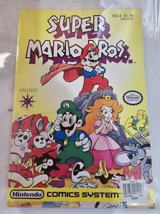 SUPER MARIO BROS. #3 (1990) VF/VF+ NINTENDO NES VALIANT WHITE PAGES COMIC BOOK - Picture 1 of 2