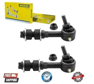 NEW MOOG Pair Set of 2 Rear Sway Bar End Links Fits Mitsubishi Lancer 2002-07 - Picture 1 of 1