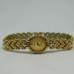 Elgin EP 810-007 Diamond Quartz Analog Women's Watch Sz. 7 1/4" For Repairs - Picture 1 of 6