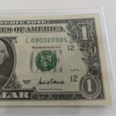 September 3rd 2000 Birthday Anniversary $1 Bill 09032000 Uncirculated Great Gift - Image 1 of 3