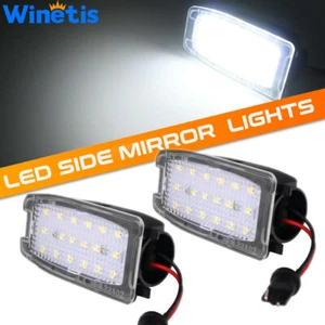 Luces de charco de espejo retrovisor lateral LED blancas para Land Rover Range Rover LR2 LR3 - Imagen 1 de 9