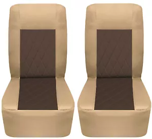 Fundas de asiento de algodón para autocaravana autocaravana cámper con puntada de diamante para turista Winnebago - Imagen 1 de 21