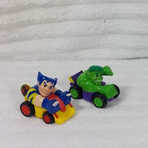 Spiderman & Friends Race Car Buddies Wolverine & Hulk 2003 Maisto Vintage Toys - Picture 1 of 9