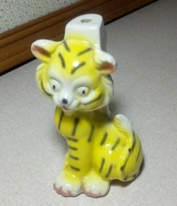 Antique Child's Room Baby Tiger Lamp Base Great Nursery Shower Gift Project - Picture 1 of 7