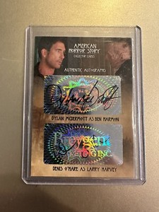 2014 AHS American Horror Story Dual Auto Autograph Dylan McDermott Denis O'Hare