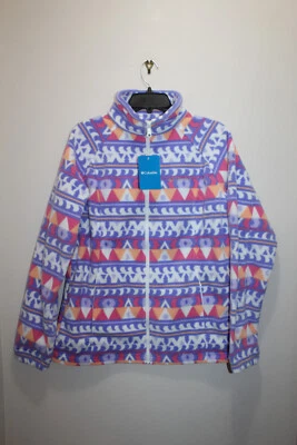 CHAQUETA POLAR COLOMBIA MUJER CREMALLERA ISLA JUSTA MULTICOLOR TALLA L Foto 1 de 4