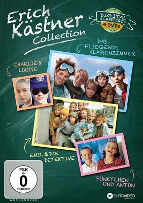 4er Erich Kästner Collection Charlie & Louise Emil und die Detektive DVD Box New - Image 1 of 2