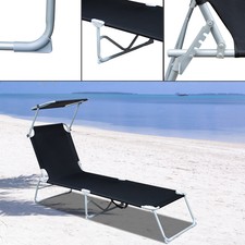 Sonnenliege Gartenliege Klappbar Faltbar Campingsessel Gartenstuhl Bäderliegen