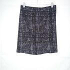 Worthington Womens Pencil Skirt Size M Black White Modern Knit Stretchy