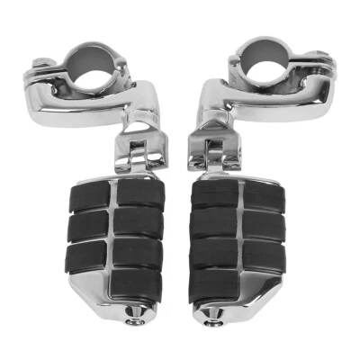 Universal 1 1/4" 32mm Highway Foot Peg Rest Long Mount Fit For Harley Honda New - Изображение 1 из 4