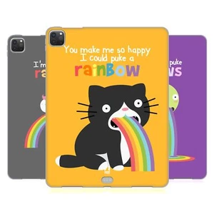 HEAD CASE DESIGNS RAINBOW PUKE SOFT GEL CASE FOR APPLE SAMSUNG KINDLE - Picture 1 of 8