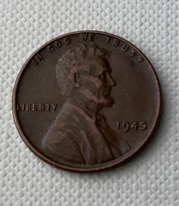 1945 Weizen Penny ohne Münzzeichen Lincoln - Bild 1 von 3