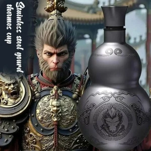 Wukong Theme Gourd Style 500ml Water Bottle Thermal Insulation Cup Water Bottle - Picture 1 of 11