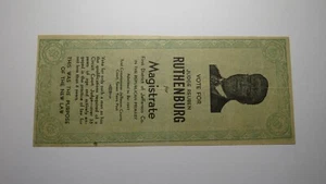 1861 Confederate Currency Facsimile Political Advertising Note Reuben Ruthenburg - Picture 1 of 2