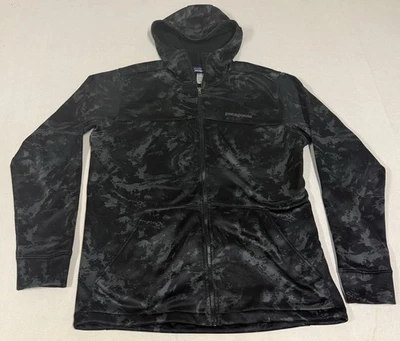 Patagonia Ms Slope Style Hoody Jacket Mens M Logo Fleece Lined Camo Digital KE11 - Image 1 of 4