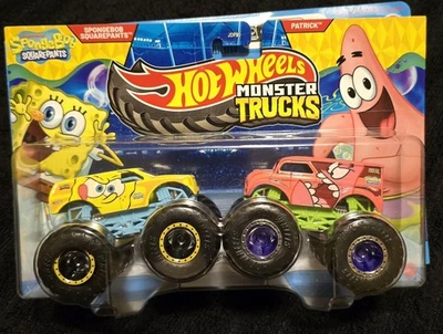 Hot Wheels 🔥🔥 SpongeBob & Patrick MONSTER TRUCKS! NEW! STOP BY STORE FOR MORE! - Image 1 of 4