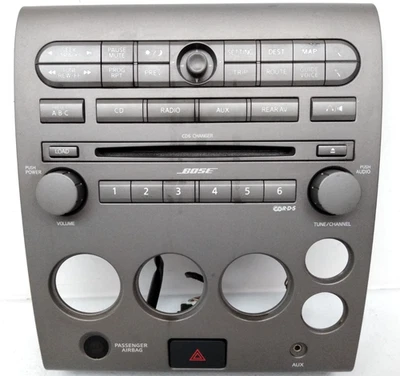 Manchas 2004 2005 Nissan Armada radio calefacción bisel tablero central moldura panel J40 Foto 1 de 4