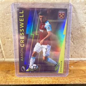 2017-18 Topps Premier League Platinum Purple #'d /50 Aaron Cresswell West Ham - Bild 1 von 2