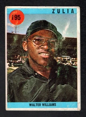 1970 Ovenca Sport Grafico Venezuelan #195 Walt Williams Aguilas Del Zulia GD - Image 1 of 2