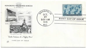 1945 FDC, U.S.NAVY - Picture 1 of 1