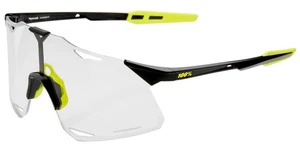 100% Hypercraft Photochromic Gloss Black Shield Wrap Sunglasses - 60000-00007 - Picture 1 of 4